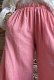 Frame Cotton Vintage Wash Barrel Pant Coral